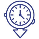 downtime Downtime reduction icon symbolizing efficient recruitment process
