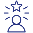 self-confidence Self-confidence icon representing candidate assurance
